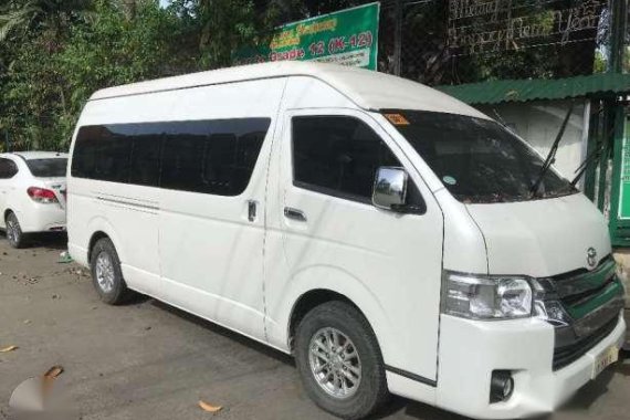 2016 Toyota Hiace Super Grandia LXV Matic Pearl White Holiday Craze for sale