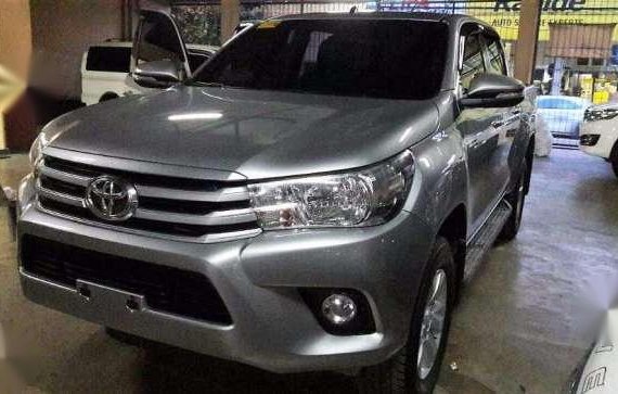 2016 Toyota Hilux G 4X2 AT Silver For Sale 