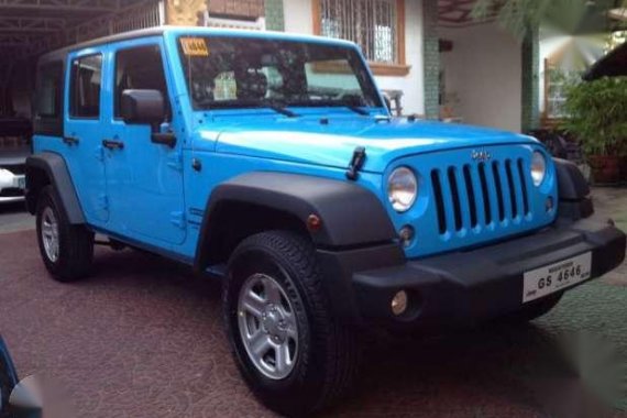 Jeep Wrangler 4X4 Sport Unlimited S Blue For Sale 