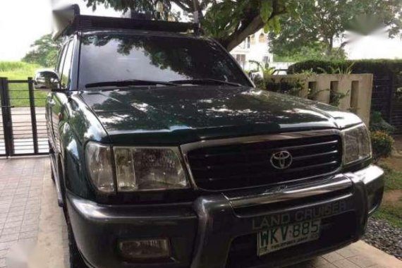 1999 Toyota Land Cruiser LC100 4x4 MT Green For Sale 