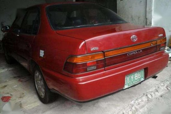 Very Well Maintained 1993 Toyota Corolla xe 1.3 For Sale