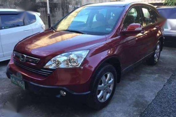 2008 Honda CRV AT Red SUV For Sale 
