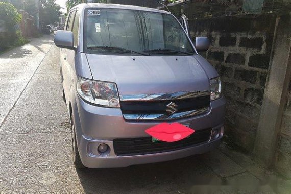 Suzuki APV 2011 silver for sale