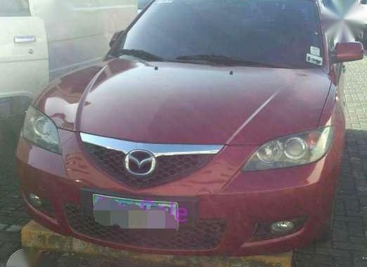 2009 MAZDA 3 1.6 AT Red Sedan For Sale 