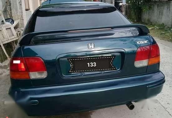 Honda Civic 1996 Manual Green For Sale 