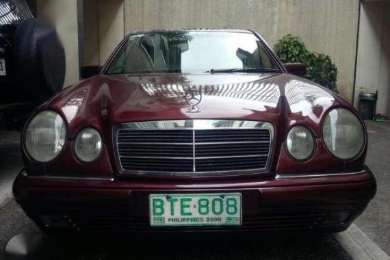 Mercedes Benz 1996 E230 Matic Red For Sale 
