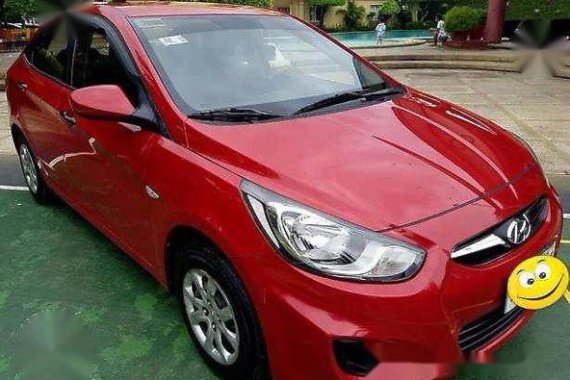 Hyundai Accent 2015 RED FOR SALE