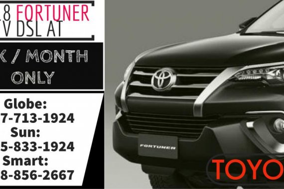 Call Now: 09258331924 Casa Sale 2019 Brand New Toyota Fortuner V DSL AT 37k Lowest Monthly