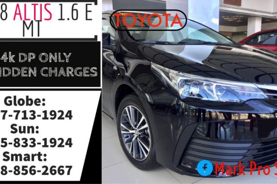 Call Now: 09258331924 Casa Sale 2019 Brand New Toyota Corolla Altis Manual E 1.6 19k monthly