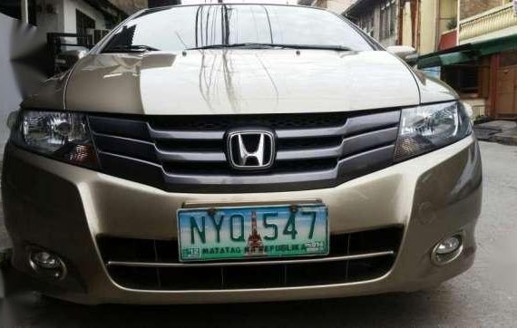 2009 Honda City E AT Beige Sedan For Sale 