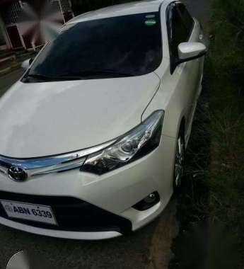 Toyota VIOS G 2016 AT White Sedan For Sale 