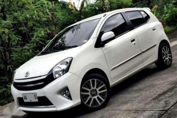 2014 Toyota Wigo G Automatic White For Sale 