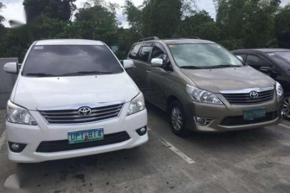 Toyota Innova G 2012 Manual Diesel FOR SALE