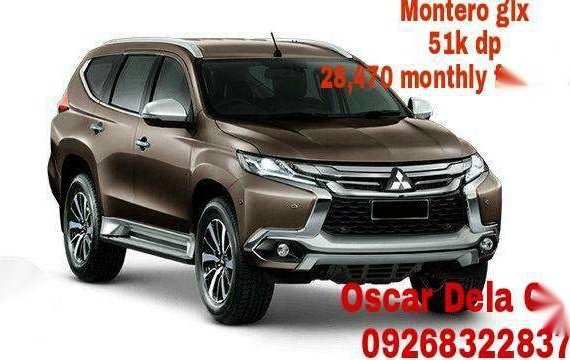 2017 Mitsubishi Montero glx mt NEW FOR SALE