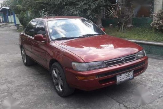 Toyota Corolla 16 Valve Manual Red For Sale 