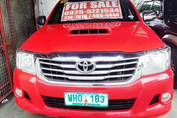 Toyota Hilux 2015 Diesel Manual Red