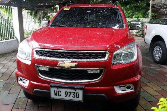 Chevrolet Trailblazer LTX 2015 red for sale