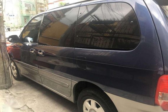 Kia Carnival (Sedona) 2003 blue for sale