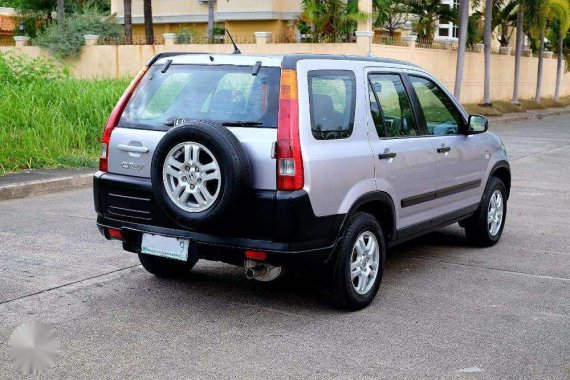 2003 Honda CRV 4x2 AT Silver For Sale 