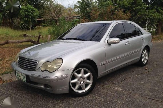 2001 Mercedes Benz C200 Kompressor 45T Kms Local for sale