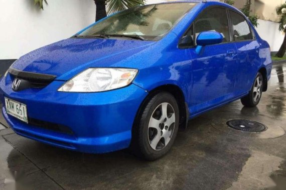 Honda City 2003 MT blue for sale