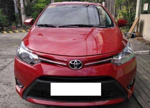 Toyota Vios 2017 Red Dual VVT-i For Sale 