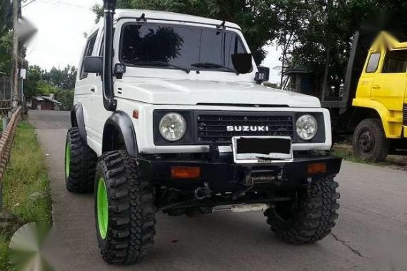 1998 Suzuki Samurai white for sale