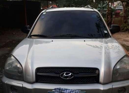 Hyundai Tucson 2007 silver for sale