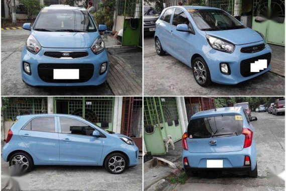 KIA PICANTO EX 2016 blue for sale