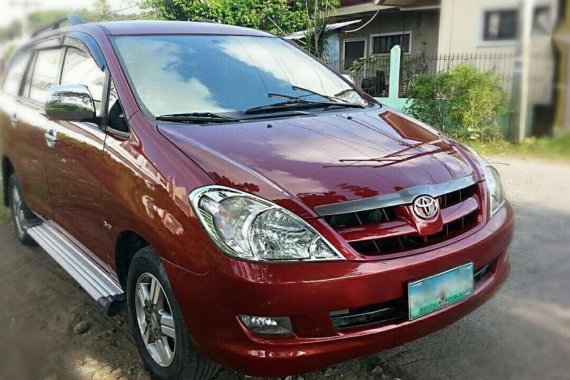 For sale Red 2005 Toyota Innova E Manual Diesel