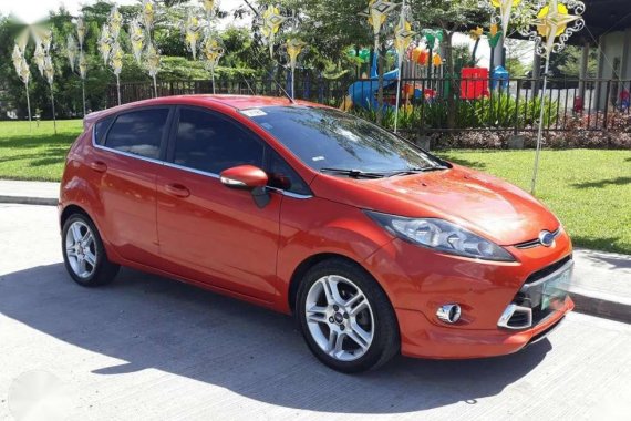 Fresh 2012 Ford Fiesta S AT Orange For Sale 