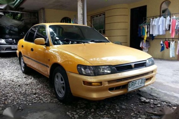Toyota Corolla GLi 1997 MT Yellow For Sale 