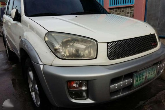 2002 Toyota Rav4 J Matic White SUV For Sale 