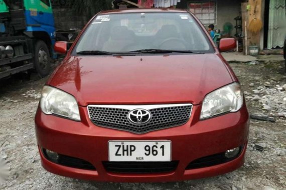 Toyota Vios 1.5G 2007 AT Red Sedan For Sale 