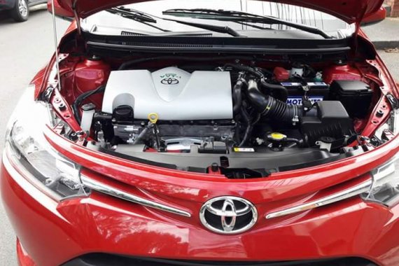 2017 Toyota Vios 1.3E Dual Vvti Automatic Red Mica for sale
