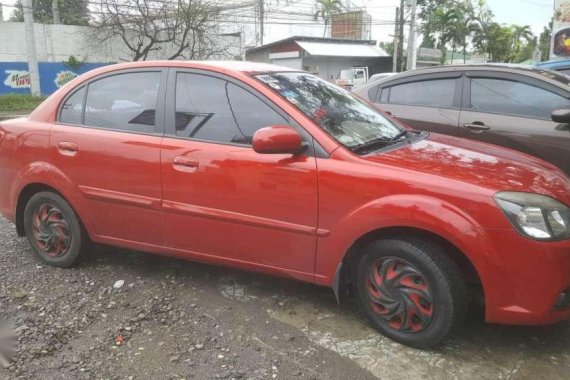 Kia Rio EX 2010 Automatic Red For Sale 