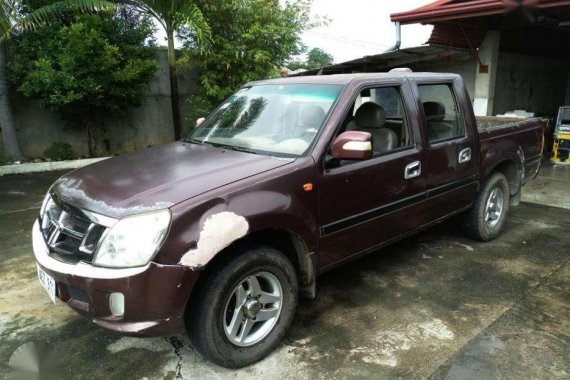 Foton Blizzard 2012 Pickup MT Red For Sale 