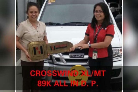 89K ALL IN D.P. 2017 Isuzu Crosswind AUV for sale