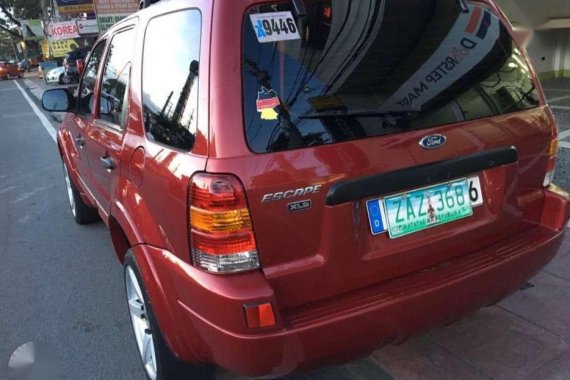 Fresh Ford Escape 2005 XLS 2.3 Red For Sale 