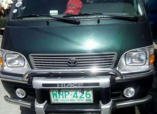 Toyota Hiace 1999 Manual Green HB For Sale 