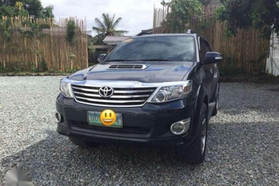 Toyota Fortuner G 4x2 2013 AT Blue For Sale 
