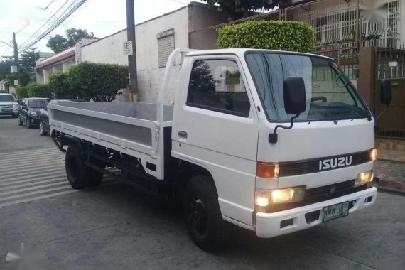 Isuzu ELF Dropside NKR 14ft White For Sale 