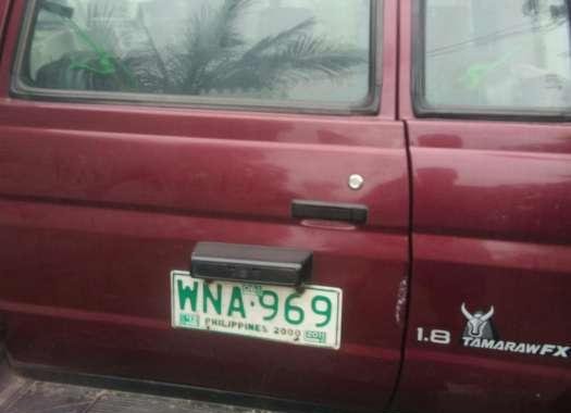 For sale 2000 Toyota Tamaraw FX