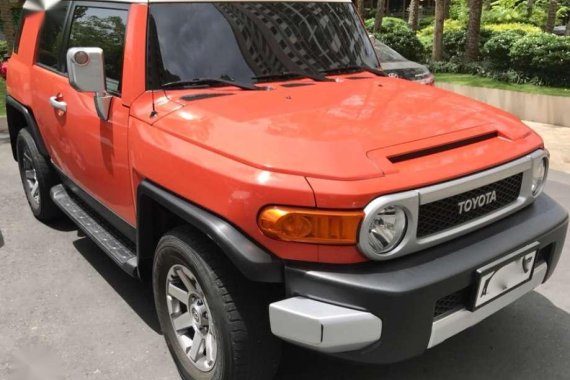 Toyota FJ Cruiser 4.0L AT 2014 Orange For Sale 