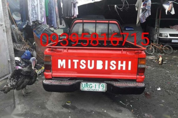 Mitsubishi L200 Manual 1997 Red Pickup For Sale 