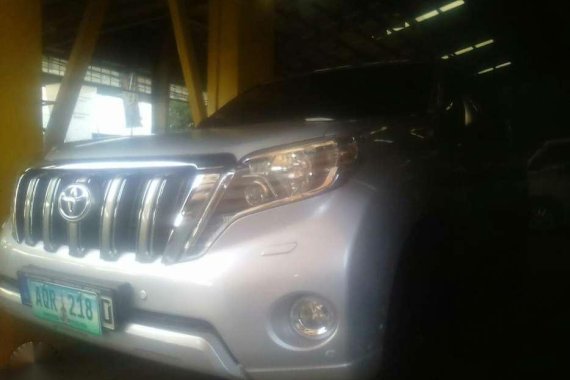 2014 Toyota Prado Diesel Silver SUV For Sale 