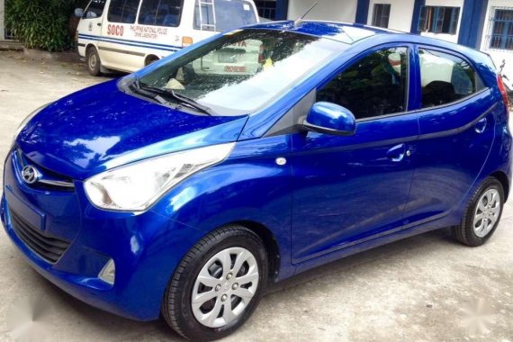 Hyundai Eon 2015 Gls Top of the Line Blue For Sale 