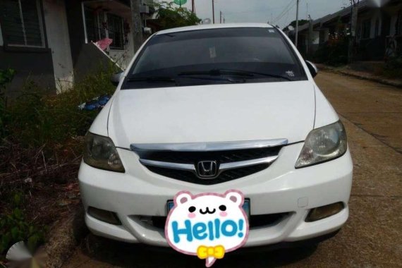 For Sale Honda City 2007 Manual White Sedan 