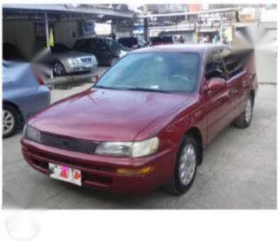 Toyota Corolla XL 1.3 1998 MT Red For Sale 