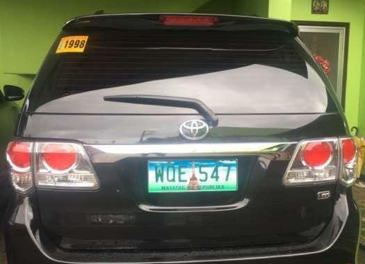 2014 Toyota Fortuner G for sale 